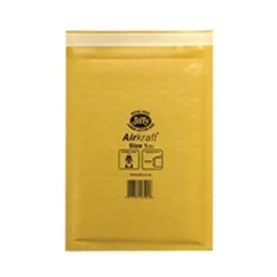 Jiffy AirKraft Bag Size 1 170x245mm Gold GO-1 (10 Pack)