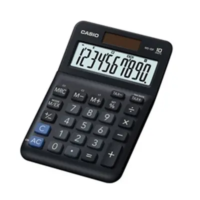 Casio MS-10F 10 Digit Desk Calculator Black MS-10F-WA