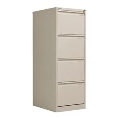 Bisley 4 Drawer Filing Cabinet Grey - bs4e