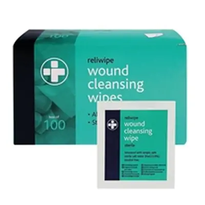 Reliance Medical Reliwipe Wound Cleansing Wipes (100 Pack)