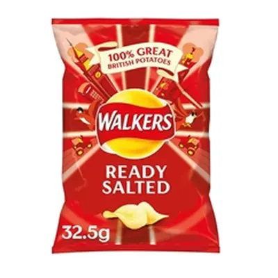 Walkers Ready Salted Crisps 32.5g (32 pack) 121797