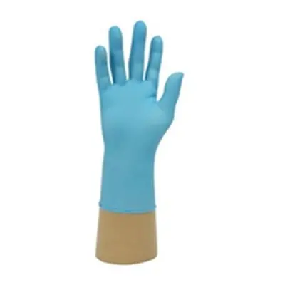 HandSafe GN90 Blue Nitrile Powder Free Examination Glove Size S Pk 10