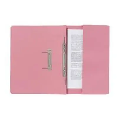 Exacompta Guildhall Pocket Spiral File 285gsm Pink (25 Pack)