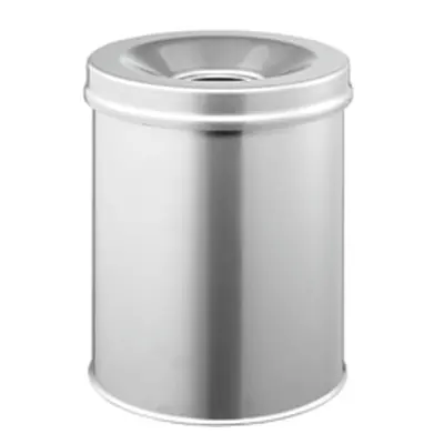 Durable SAFE Waste Bin 15L Silver