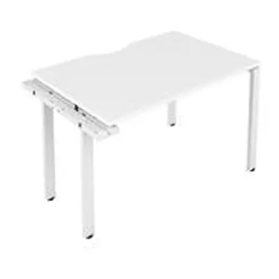 Vivace 1 Person Extension Bench 1200 x 800 - White CB1280COWHWH/1PX