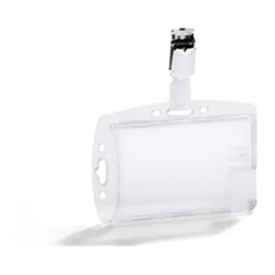 Durable ENCLOSED 2 ID Holder Clear