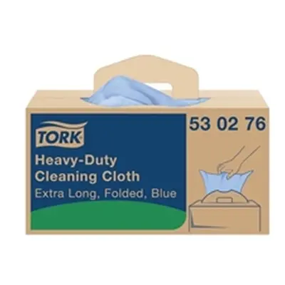 Tork Heavy-Duty Cleaning Cloth Blue (Pack of 120) 530276