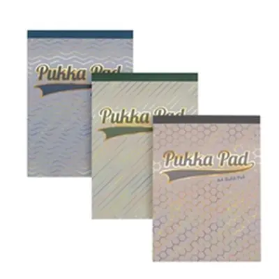 Pukka Haze Refill Pad A4 160 Ruled Pages Headbound Assorted (Pack 6)