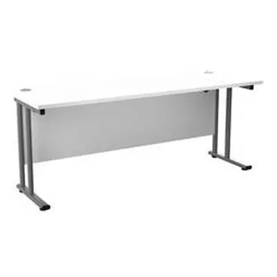 Allegro 1800 X 600 Rectangular Cantilever Workstation White/Silver