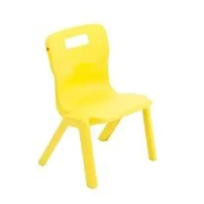 Titan One Piece Chair Size 1 - 260mm Seat Height - Yellow - T1-Y