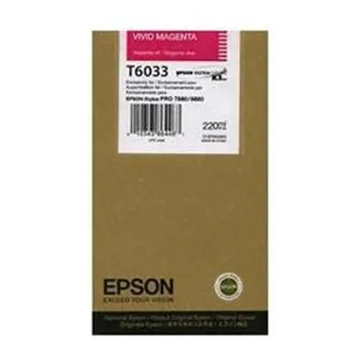 Epson T6033 Vivid Magenta (220ml) Ink Cartridge for - C13T603300