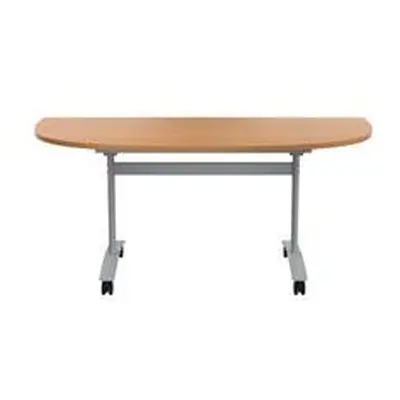 Allegro Tilting Table 1600x800-Oak and Silver/Ref OTT1680DENDSVNO