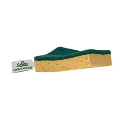 Spontex Unwrapped Sponge Scourer 97.5x23x71mm (Pack of 66) 19600400