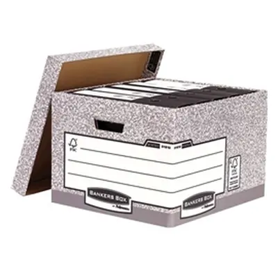 Bankers Box Large Grey Storage Box (10 Pack)