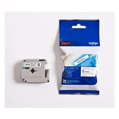 Brother P-Touch Tape Cassette 9mm Black on White Non Metallic MK221BZ