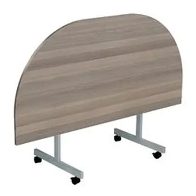 Allegro Tilting Table 1600x800 Silver/Grey Oak Ref OETT1680DENDSVGO