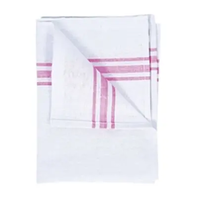 2Work Cotton Tea Towel 450x740mm White (Pack of 10) CX01693