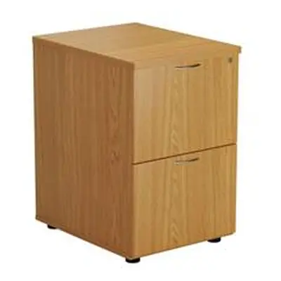 Mezzo 2 Drawer Filing Cabinet - Oak - TES2FCNO