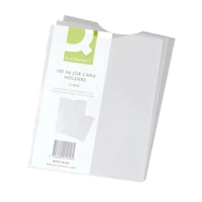 Q-Connect Card Holder Polypropylene A6 (Pack of 100) Ref KF01949