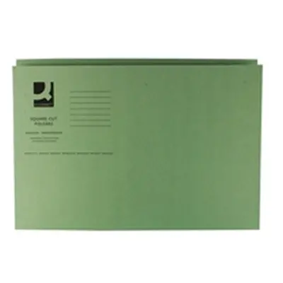 Q-Connect Square Cut Folder Mediumweight 250gsm Foolscap - KF01189