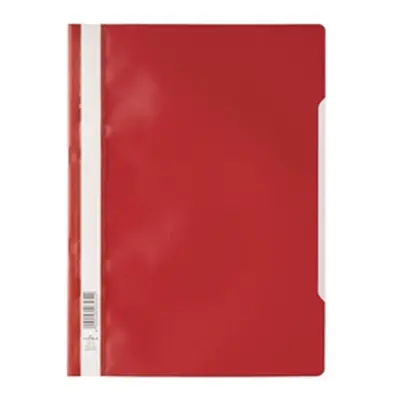 Durable Clear View A4 Folder Red