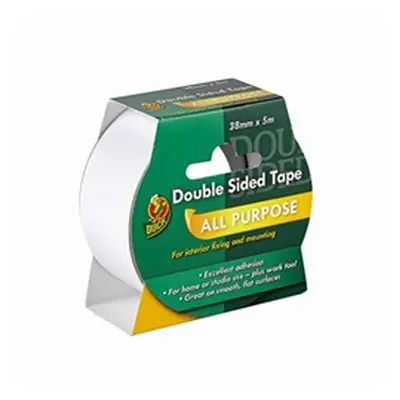 Ducktape Double-Sided Interior Tape 38mmx5m Clear (Pack of 6) 232603