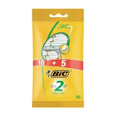 Bic 2 Disposable Razor 10+5 (Pack of 15) 905089