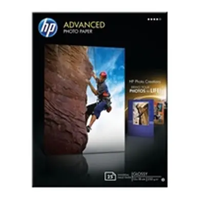 HP White 13x18cm Advanced Glossy Photo Paper (25 Pack)