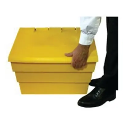 Mini Salt and Grit Bin Yellow 50L 389110