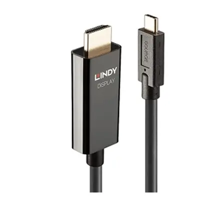 Lindy USB Type C to HDMI 4K60 Adapter Cable with HDR 5m Black 43315