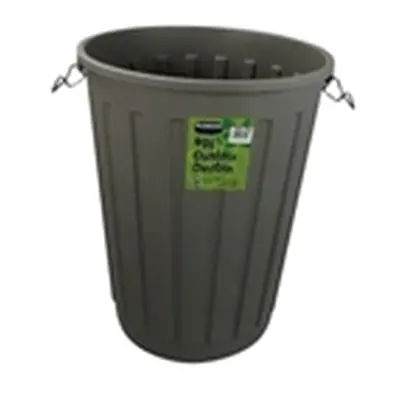 Addis Grey Dustbin Base Round 90 Litre B766Grey