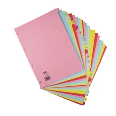 Elba Card Dividers Europunched 160gsm A-Z 20 Part A4 - 400021450