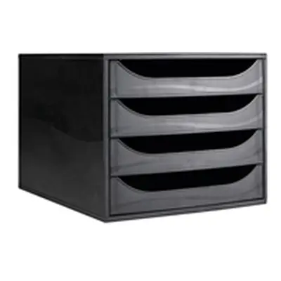 Contour Ergonomics 4 Drawer Set Black