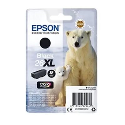 Epson 26XL black ink - T2621