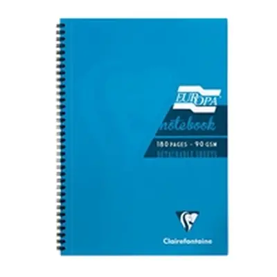 Clairefontaine Europa Notebook 180 Pages A5 Turquoise (5 Pack)