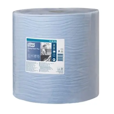 Tork W1 Wiping Paper Plus 2-Ply Blue