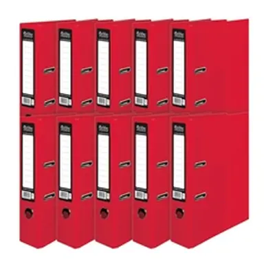 Pukka Brights Lever Arch File A4 Red (10 Pack) BR-7758