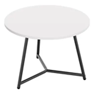 Trinity Table Low 600Mm White - Black