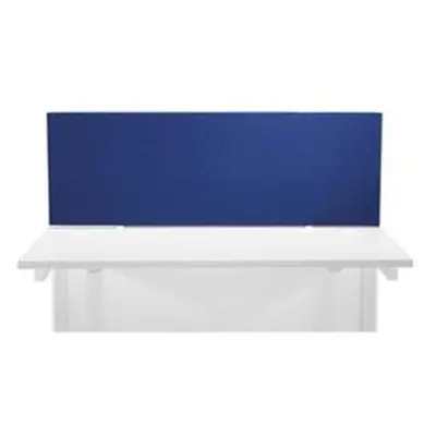 1200 Straight Upholstered Desktop Screen - Royal Blue - DMS1200SRB