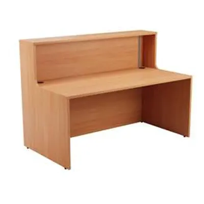 Lento Reception Unit 1400 - Beech Sides with Beech Top - RCA1400BEBE2