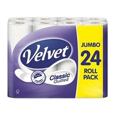 Velvet Classic Quilted 3 Ply Toilet Roll