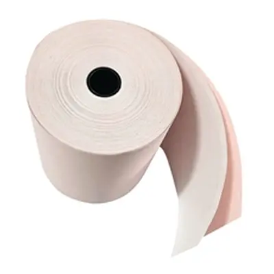 Prestige Till Rolls 2-Ply 76mm White/Pink (20 Pack) RE05520