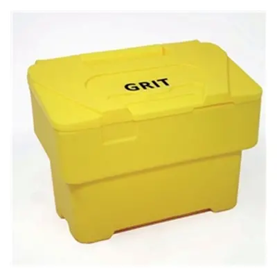 Salt and Grit Bin with Optional Locking Yellow 115L 394669