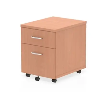 Impulse Mobile Pedestal 2 Drawer Beech - I000064