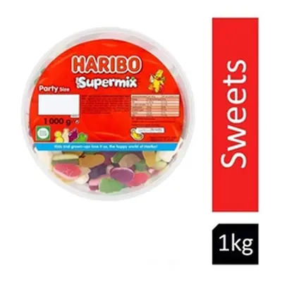 Haribo Supermix 1kg Drum