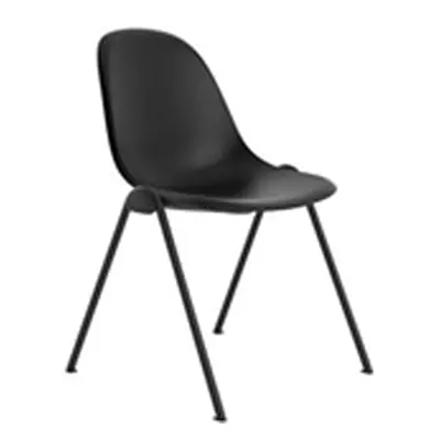 Lizzie 4 Leg Chair : Black