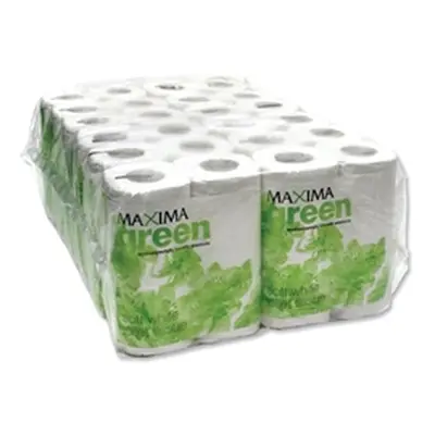 Maxima Green 2-Ply White Toilet Roll 200 Sheet (48 Pack) KMAX200G