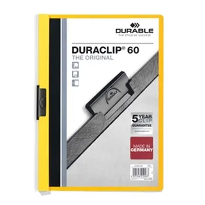 Durable DURACLIP 60 A4 Folder Yellow