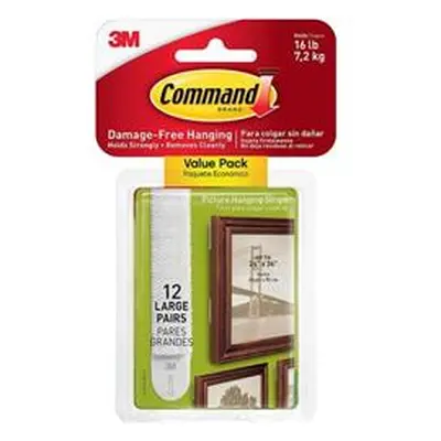 Command Large Picture Hanging Strips PK12 17206