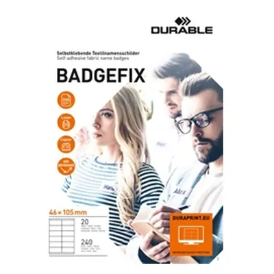 Durable BADGEFIX Self-Adhesive 46x105mm